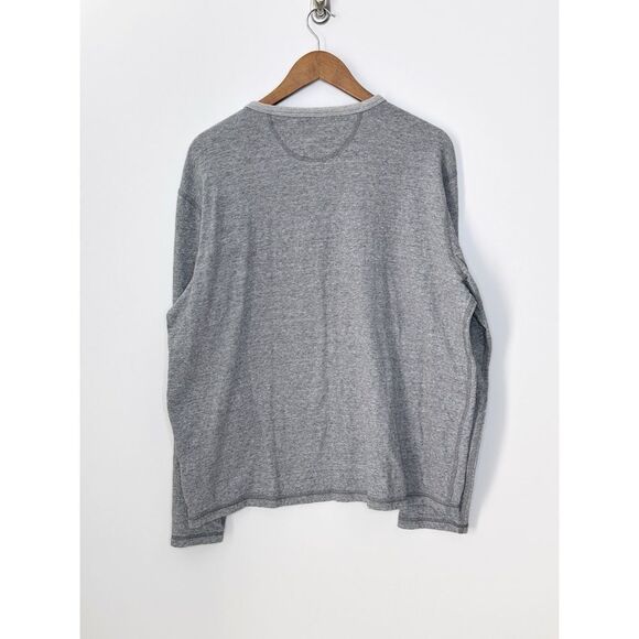 Lucky Brand Long Sleeve Henley Gray Size Extra Large - Picture 2 of 6